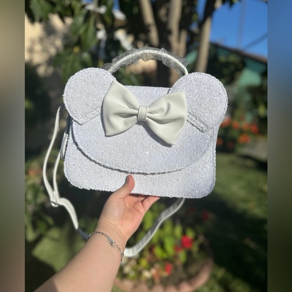 Disney Minnie Ears/Bow Crossbody Loungefly - Picture 3 of 4